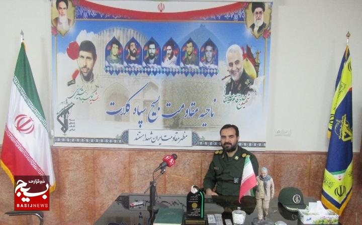 برگزاری برنامه‌های متنوع هفته بسیج دانش‌آموزی در  شهرستان کلات / تأکید فرمانده ناحیه مقاومت بسیج کلات بر ترویج روحیه استکبارستیزی