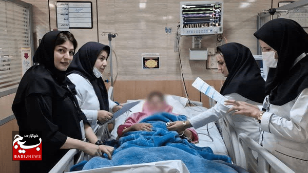 تولد نوزادان سه قلو در بیمارستان علوی اردبیل