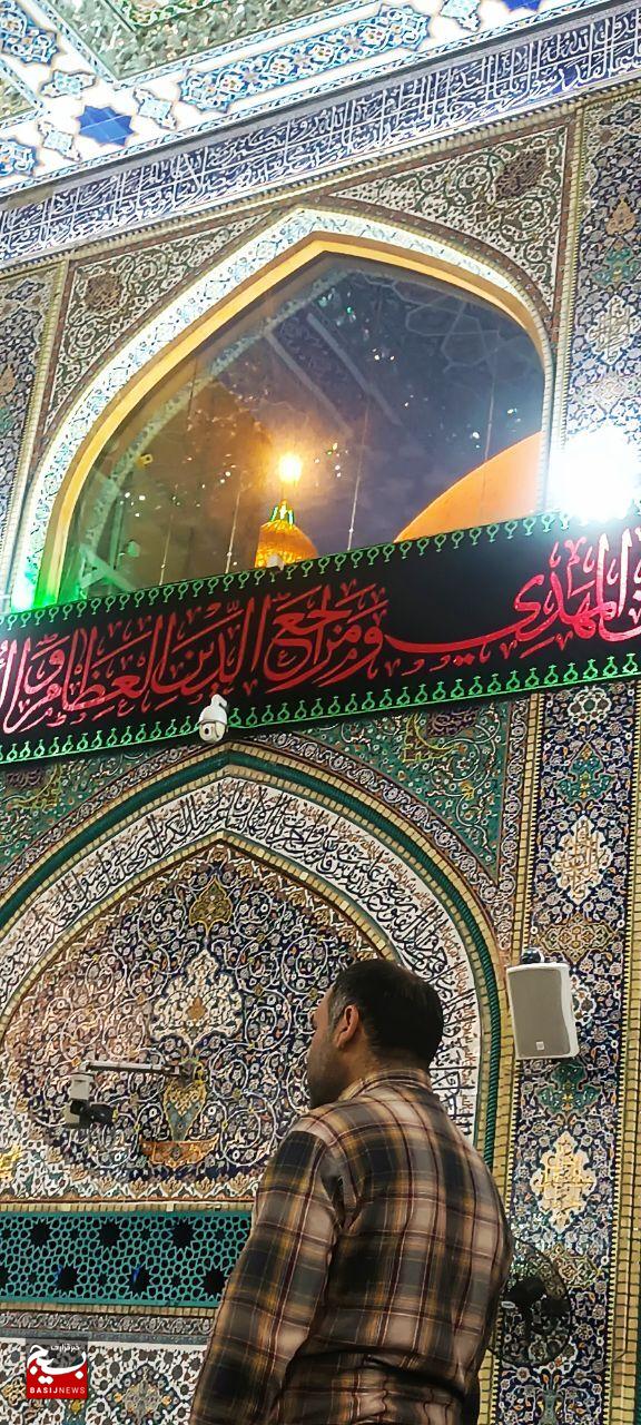 در مسیر نور خبرنگار خبرگزاری بسیج لرستان، عاشقی را زندگی کرد/چشم در نگاه گنبد طلا… و دل جا ماند