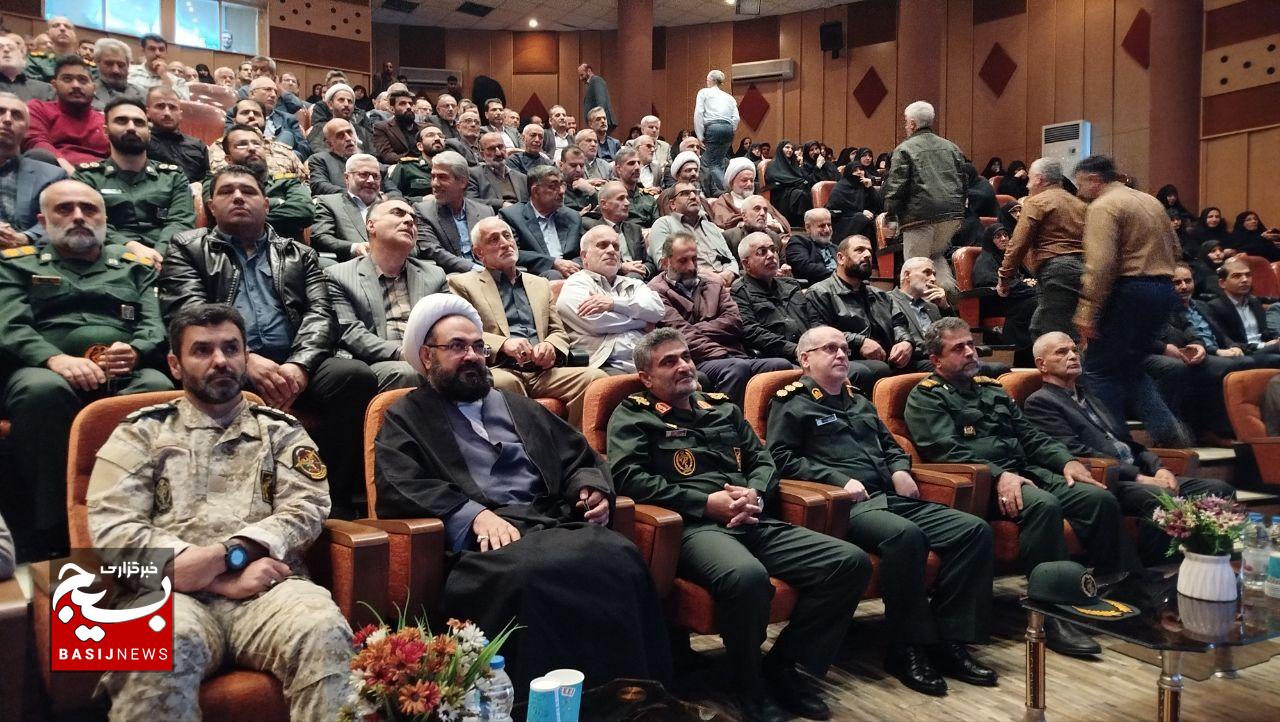 آیین تکریم و معارفه فرمانده سپاه شهرستان لنگرود برگزارشد