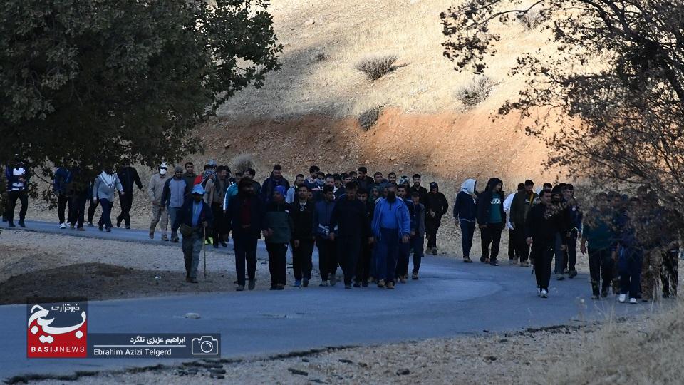 کوهنوردی کارکنان سپاه فتح استان به مناسبت گرامیداشت هفته بسیج