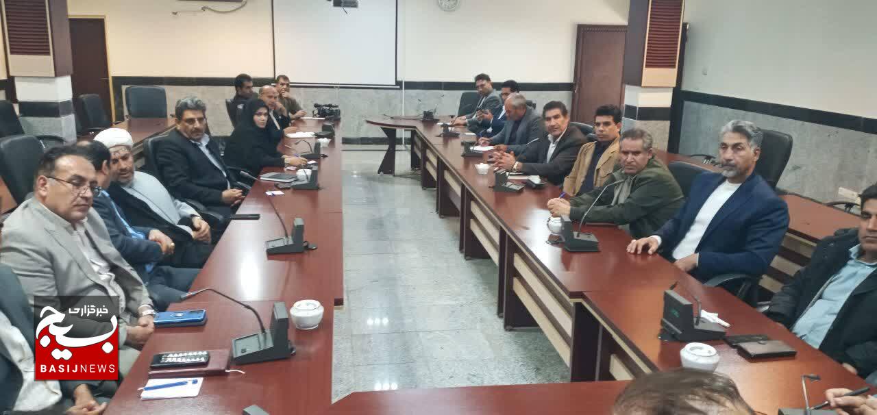 برگزاری شورای اداری چگنی با محوریت برنامه‌ریزی استقبال از شهدای گمنام و هفته بسیج