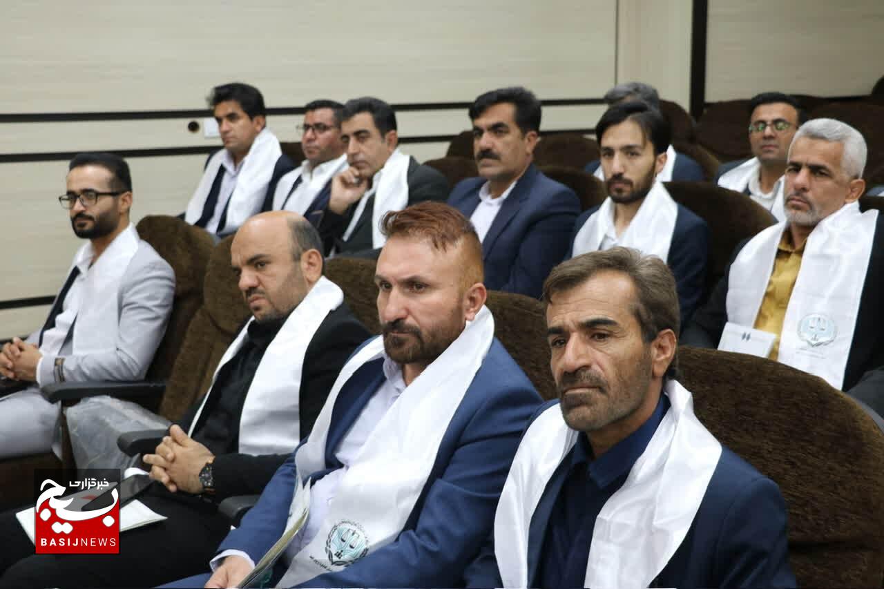 تحلیف کارآموزان وکالت مرکز وکلای قوه قضائیه استان