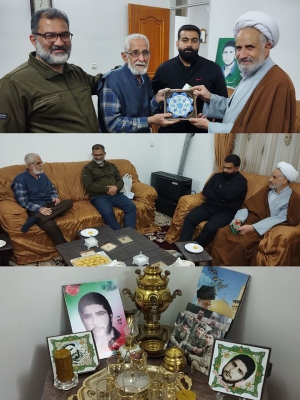 دیدار با خانواده شهید مهدی الله وردی