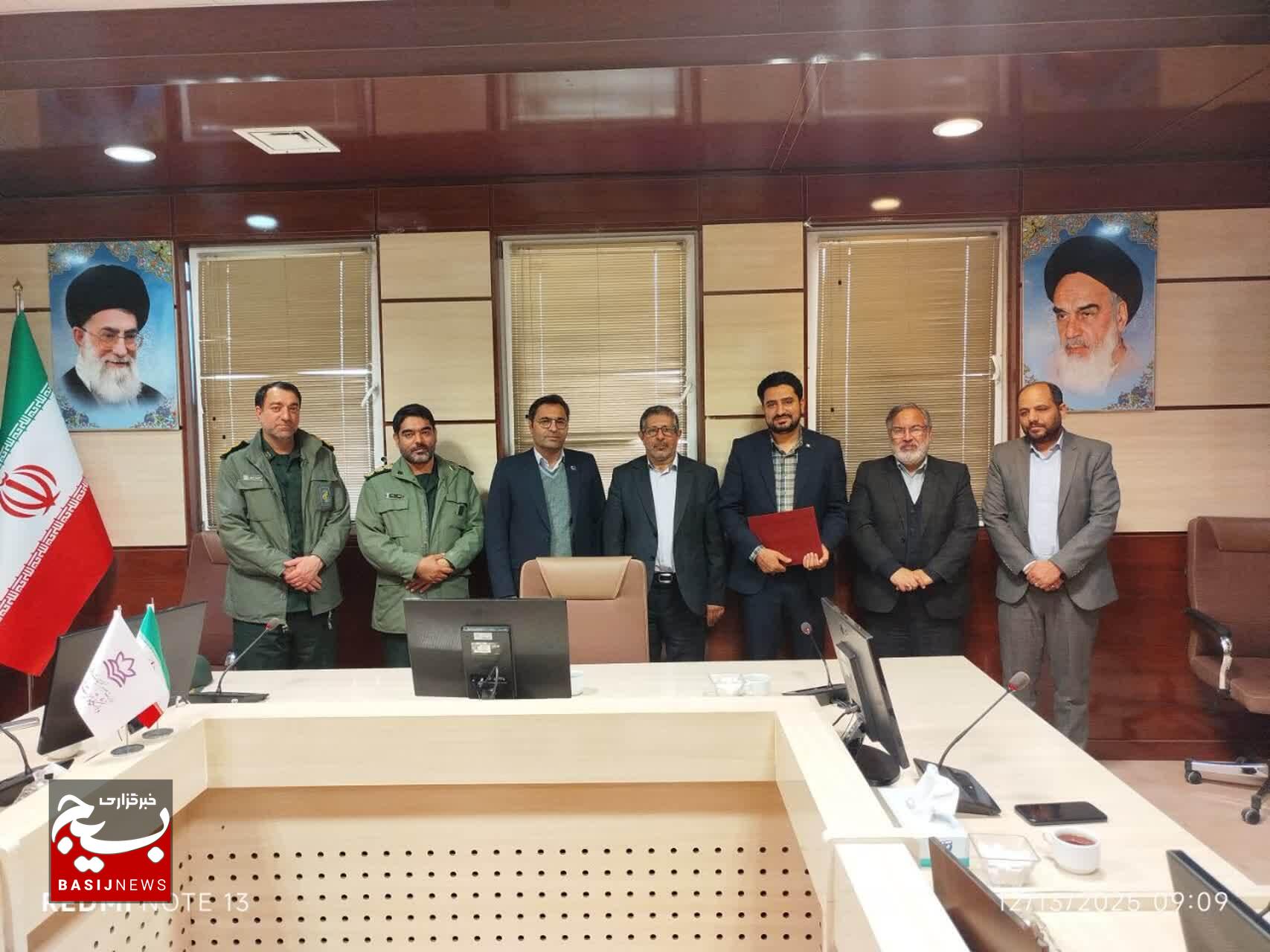 مراسم معارفه مسئول بسیج اساتید دانشگاه تربت حیدریه برگزار شد