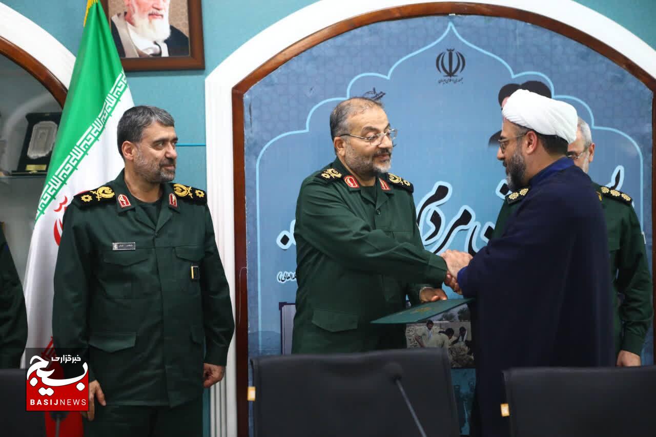 تکریم و معارفه مسئول سازمان تعلیم و تربیت بسیج