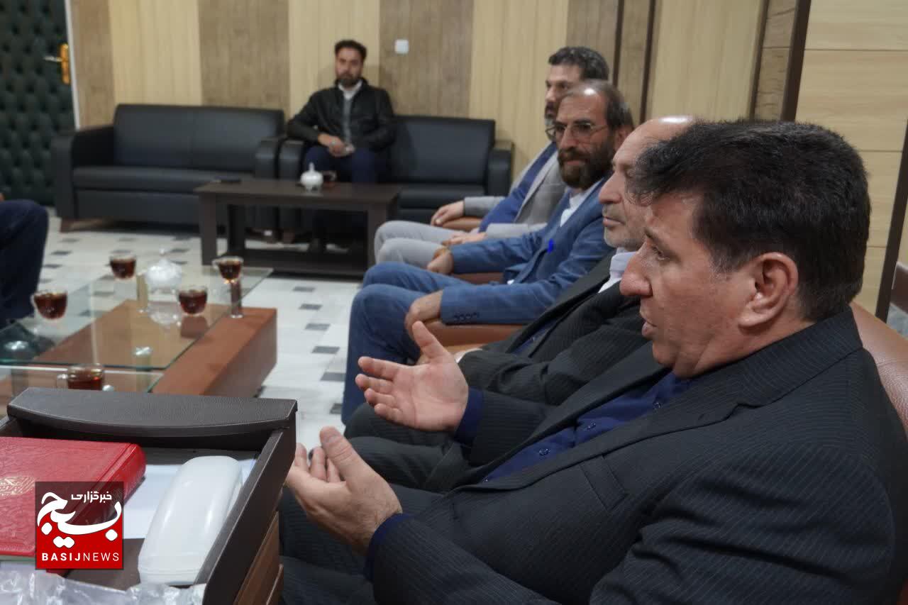 دیدار مسئول بسیج ادارات و کارمندان سپاه لرستان با فرماندار کوهدشت