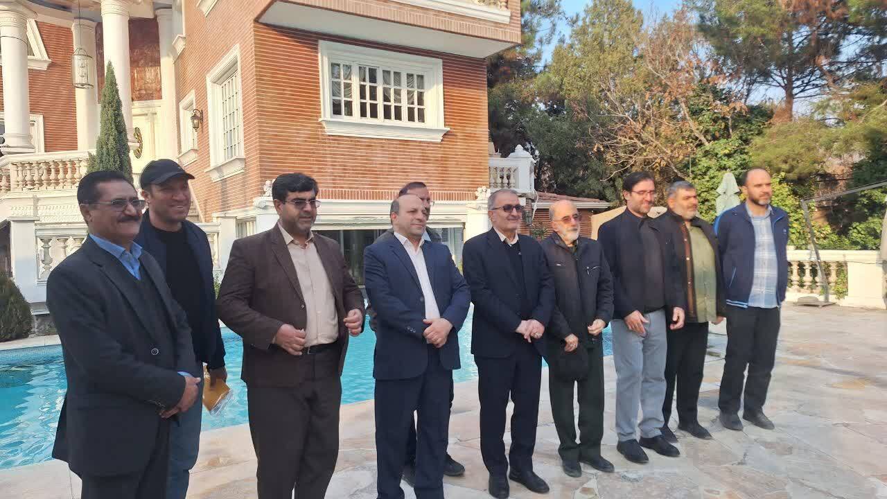 بازدید مسئولان سپاه و استاندار از مراحل ساخت فیلم شهید طیب در تهران