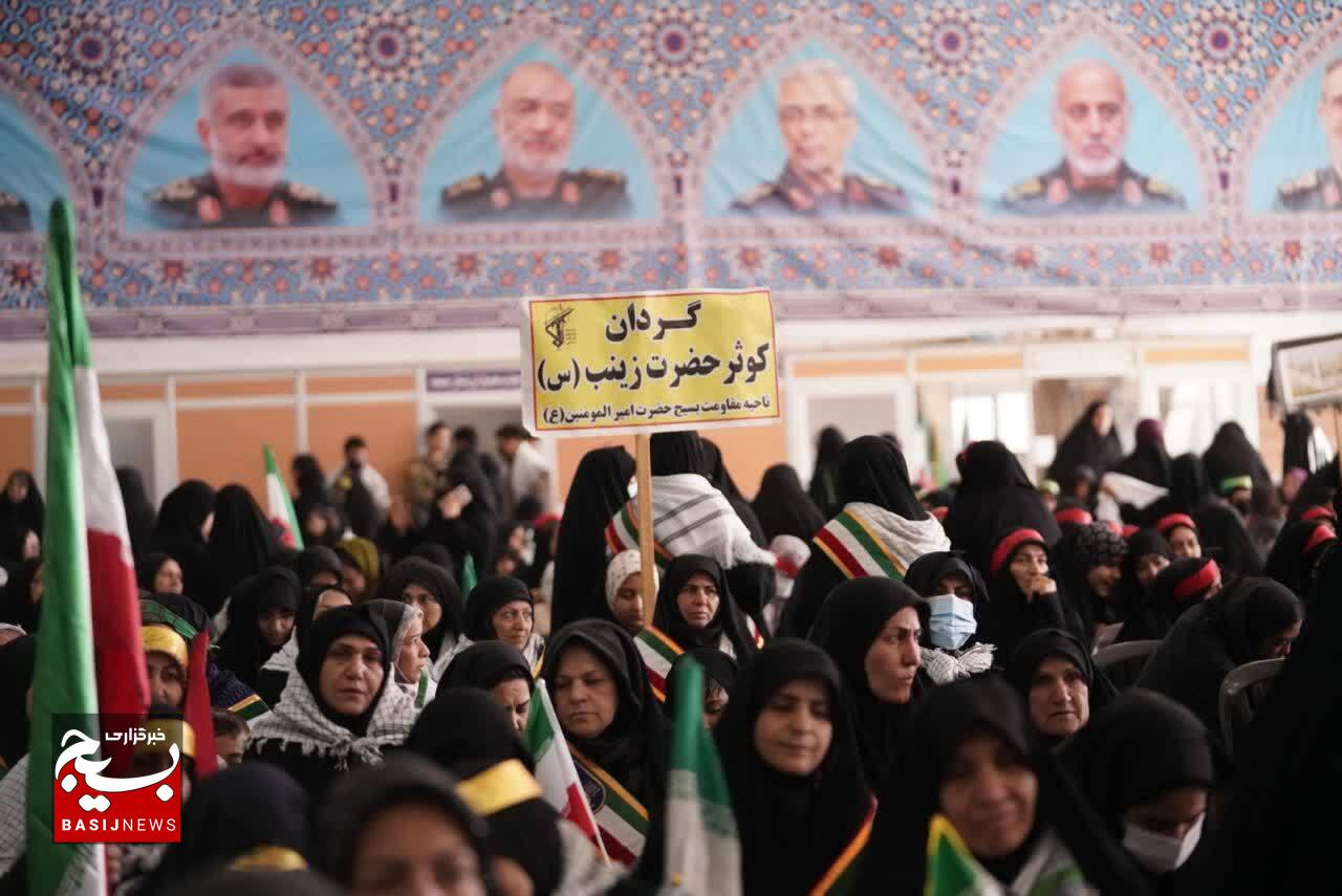 برگزاری رزمایش اقتدار بسیجیان در کرمان با حضور ۵ هزار نفر بسیجی