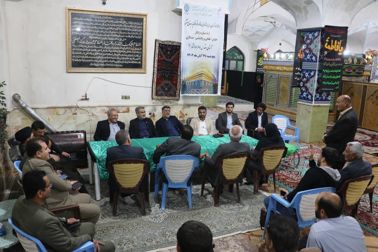 خدمات حقوقی رایگان بسیج حقوقدانان سپاه فتح و مرکز وکلا در روستای مختار یاسوج