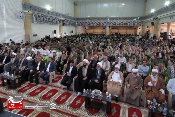 همایش اقتدار بسیجیان شهرستان کنگان برگزار شد