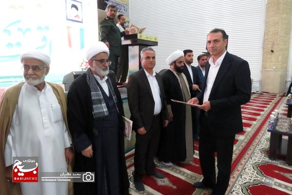 همایش اقتدار بسیجیان شهرستان کنگان برگزار شد