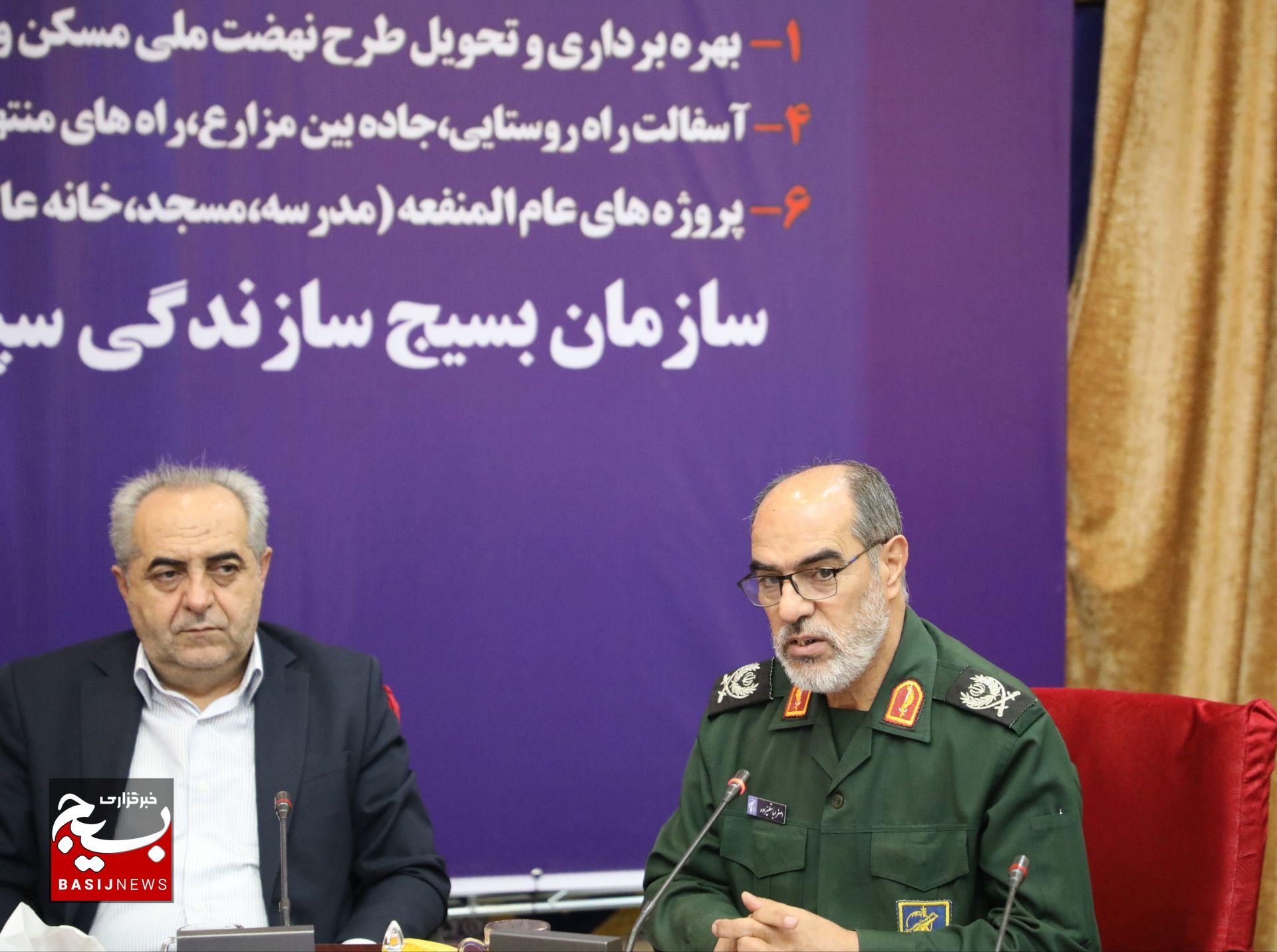 افتتاح ۱۲۵۱ طرح محرومیت‌زدایی و اقتصاد مقاومتی بسیج درآذربایجان شرقی