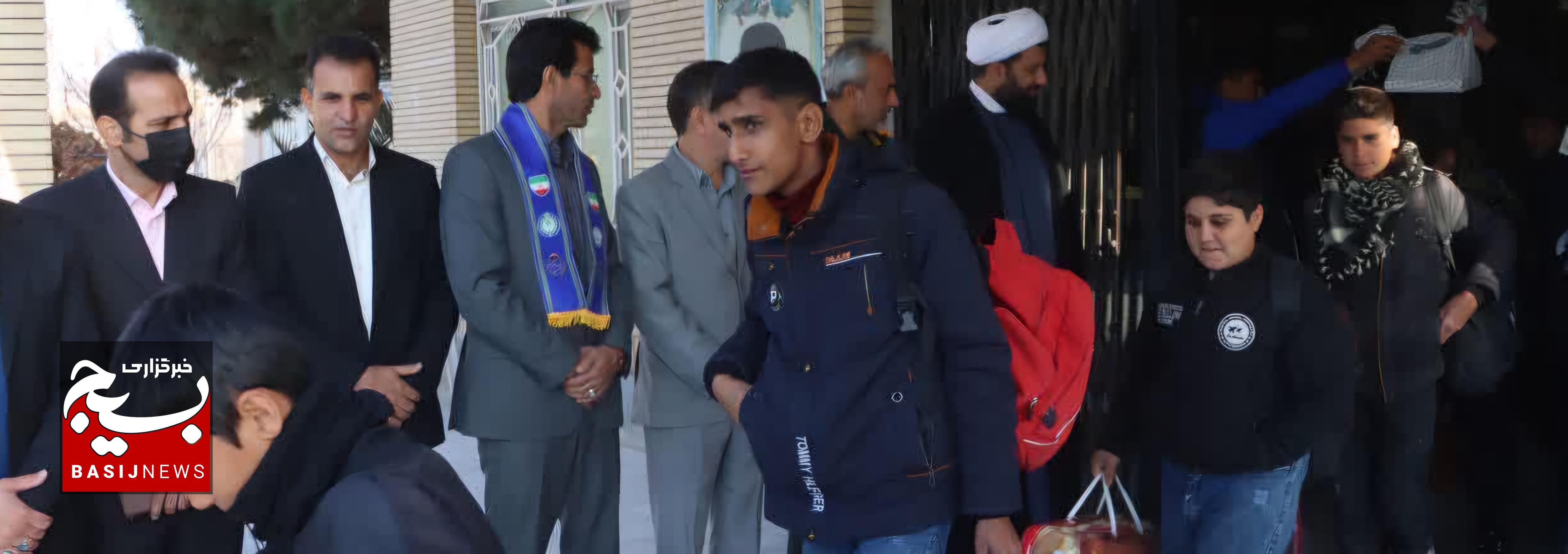 اعزام ۱۶۰ دانش‌آموز خوافی به مناطق عملیاتی جنوب کشور