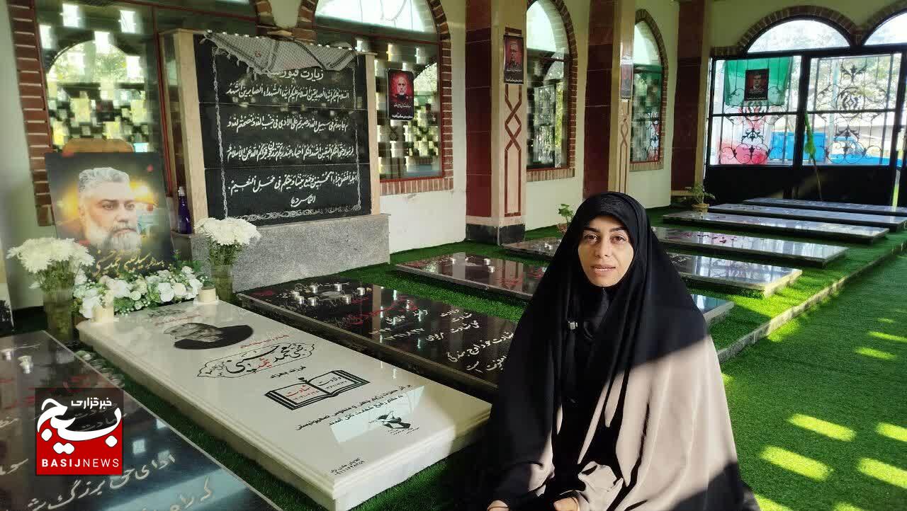 شهید مجتبی محمد حسینی با توکل زیست و با ایثار پرکشید