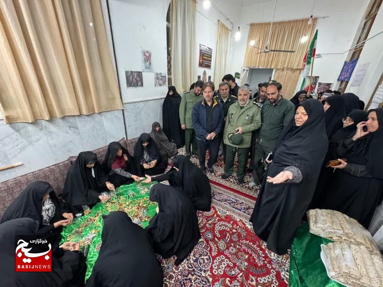 برگزاری رزمایش محله محور ستاد مردمی پشتیبانی از دفاع مقدس فردوس