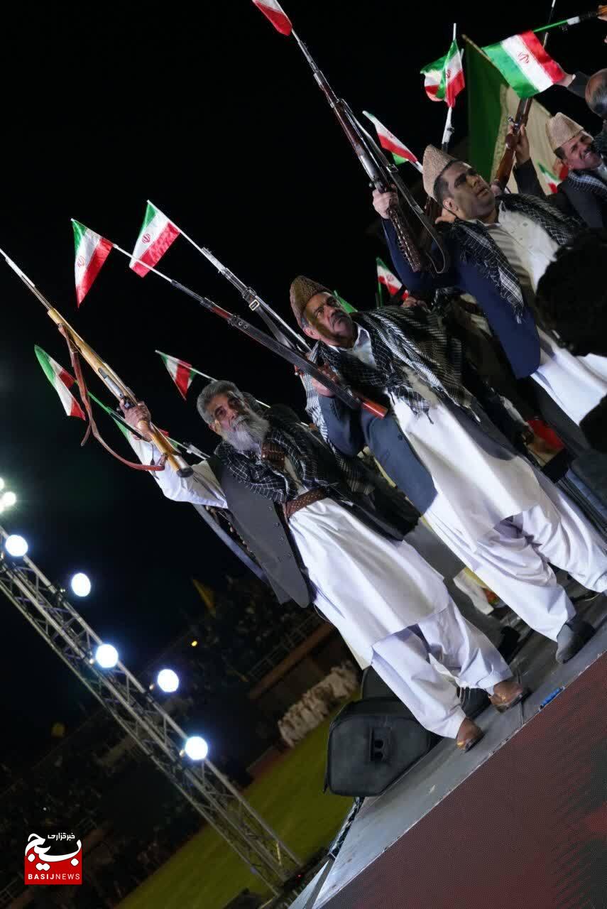 عشایر شمال استان کرمان در شب اربعین رهبر شهید انقلاب، حماسه‌ای دیگر آفریدند