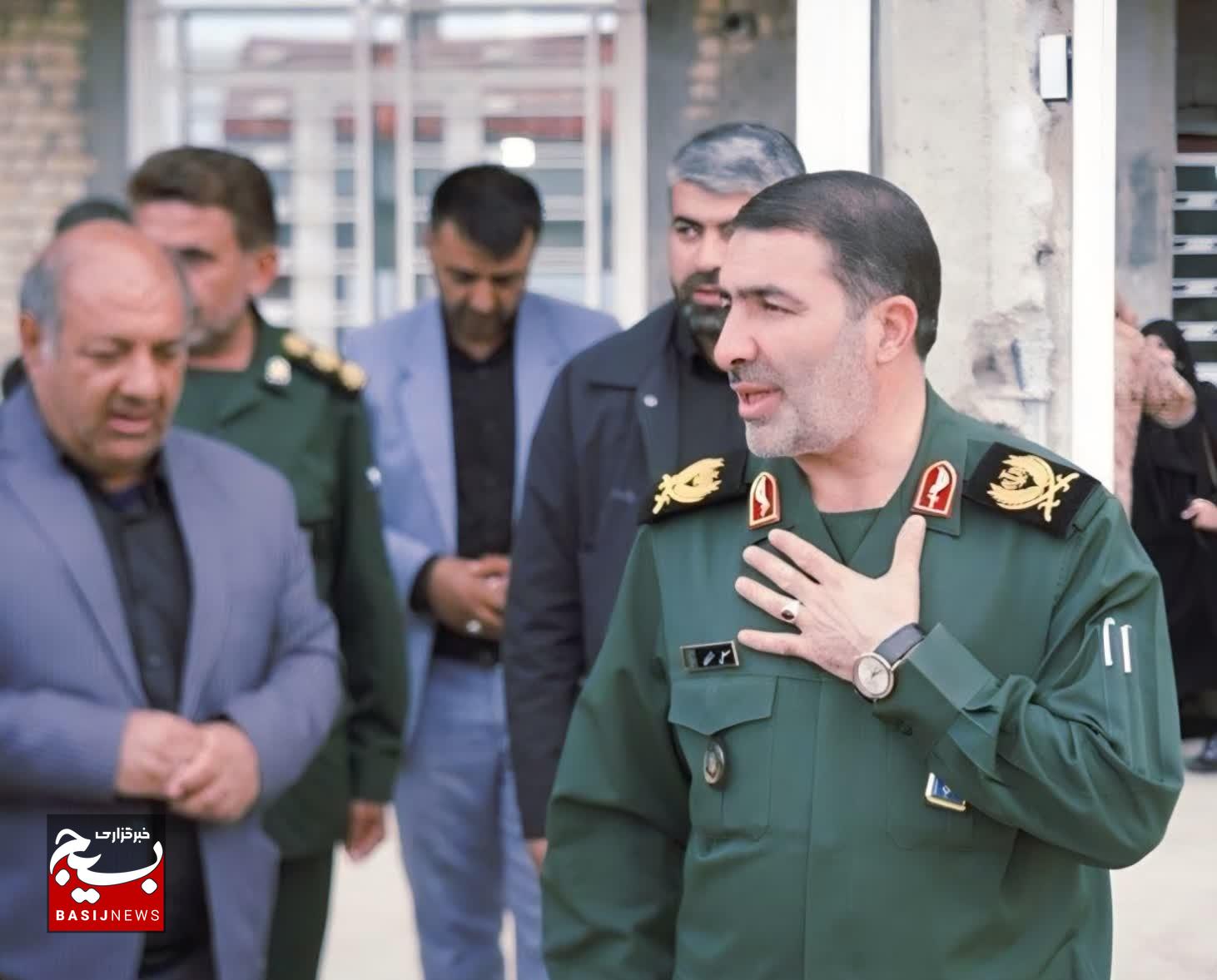 دیدار فرمانده سپاه فتح با شهید ورزشکار ناو دنا + (تصاویر)