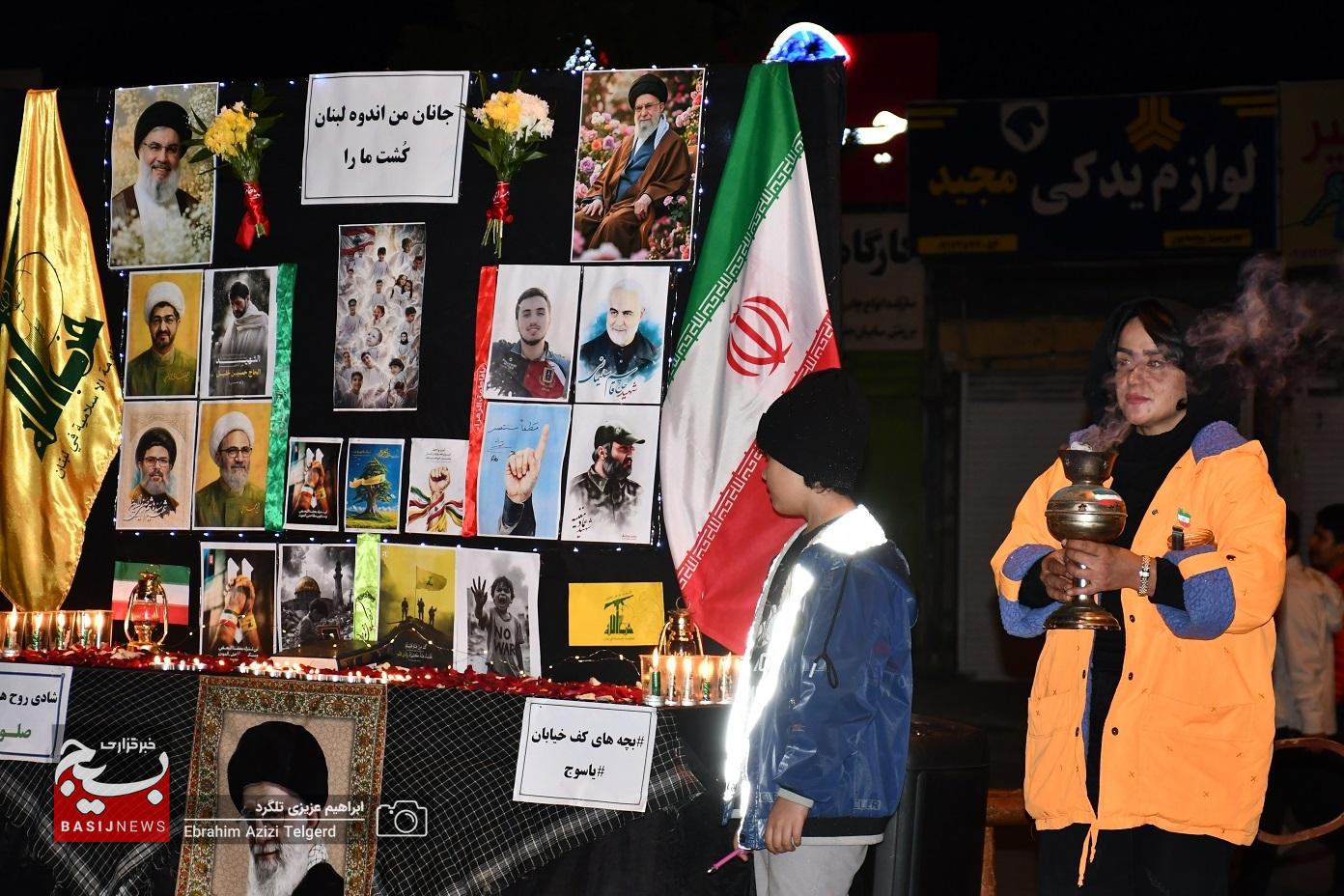 شب 45 قرار شبانه در خیابان جمهوری یاسوج + (تصاویر)