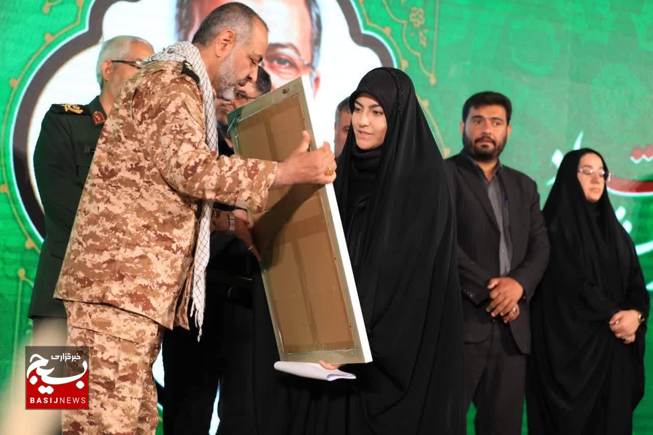 مراسم چهلمین روز شهادت سرلشکر پاسدار غلامرضا سلیمانی در شهرستان فارسان
