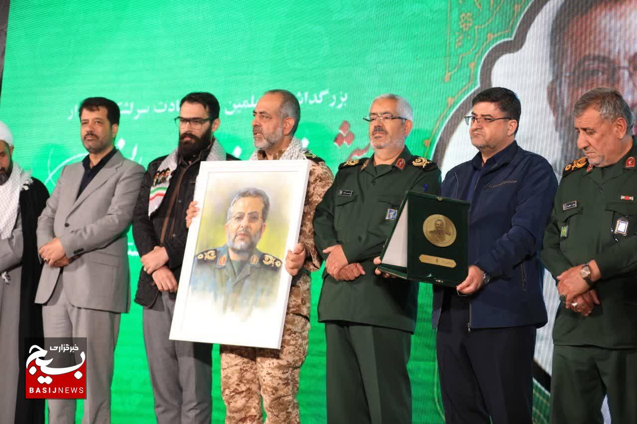 مراسم چهلمین روز شهادت سرلشکر پاسدار غلامرضا سلیمانی در شهرستان فارسان