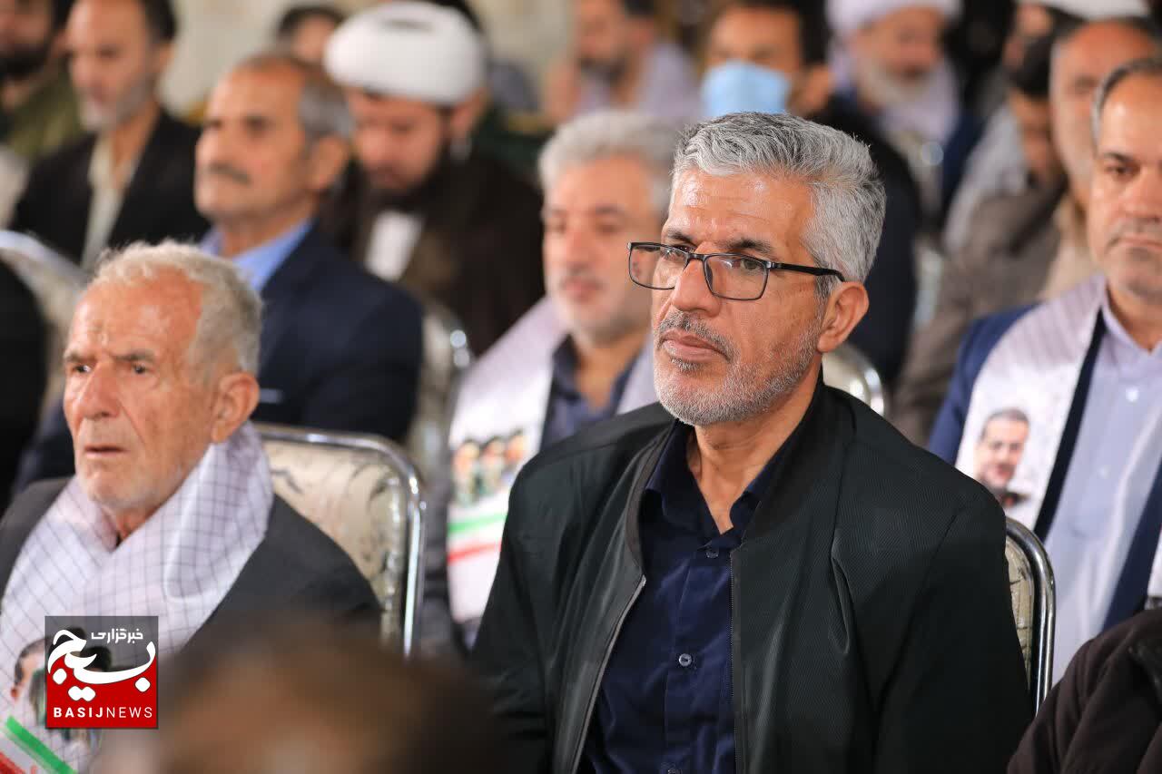 مراسم چهلمین روز شهادت سرلشکر پاسدار غلامرضا سلیمانی در شهرستان فارسان