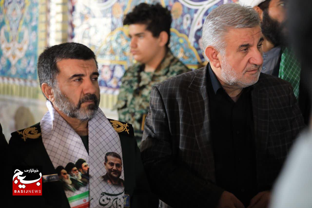 مراسم چهلمین روز شهادت سرلشکر پاسدار غلامرضا سلیمانی در شهرستان فارسان