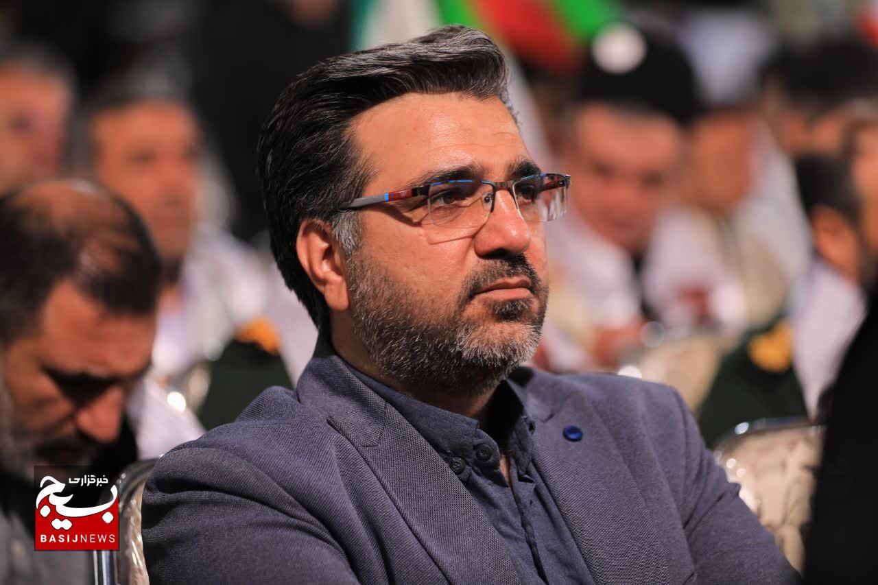 مراسم چهلمین روز شهادت سرلشکر پاسدار غلامرضا سلیمانی در شهرستان فارسان