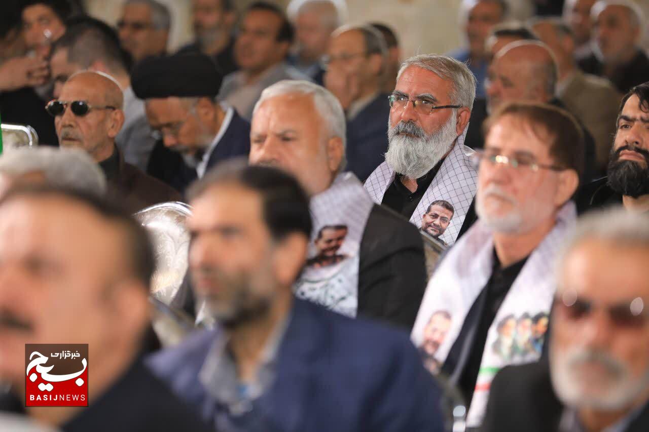 مراسم چهلمین روز شهادت سرلشکر پاسدار غلامرضا سلیمانی در شهرستان فارسان