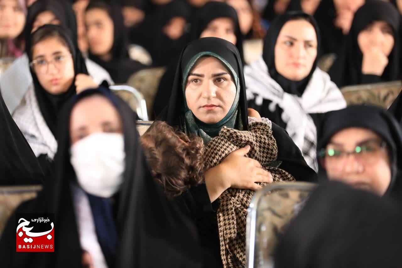 مراسم چهلمین روز شهادت سرلشکر پاسدار غلامرضا سلیمانی در شهرستان فارسان