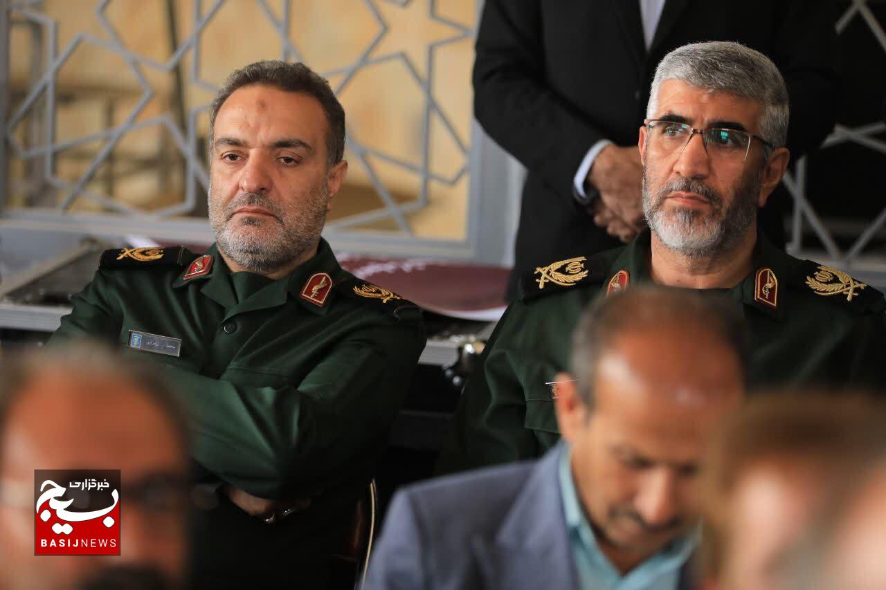مراسم چهلمین روز شهادت سرلشکر پاسدار غلامرضا سلیمانی در شهرستان فارسان