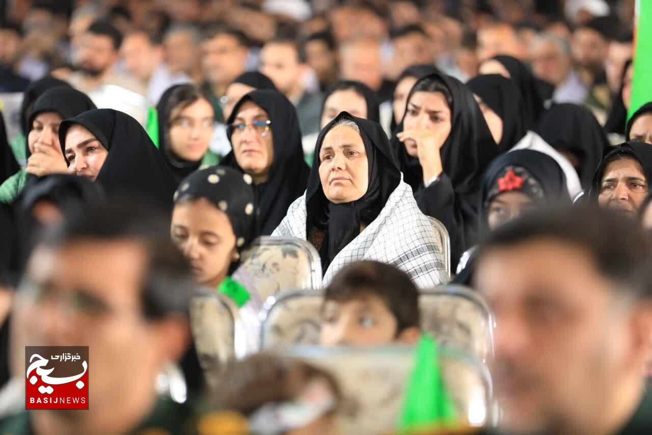 مراسم چهلمین روز شهادت سرلشکر پاسدار غلامرضا سلیمانی در شهرستان فارسان