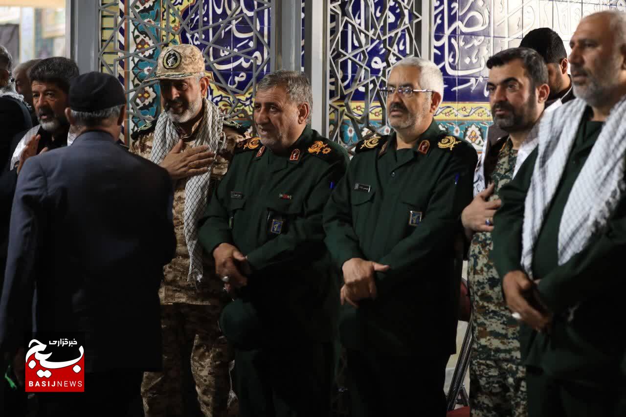 مراسم چهلمین روز شهادت سرلشکر پاسدار غلامرضا سلیمانی در شهرستان فارسان