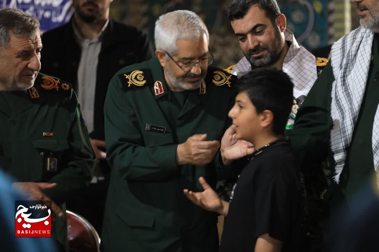 مراسم چهلمین روز شهادت سرلشکر پاسدار غلامرضا سلیمانی در شهرستان فارسان
