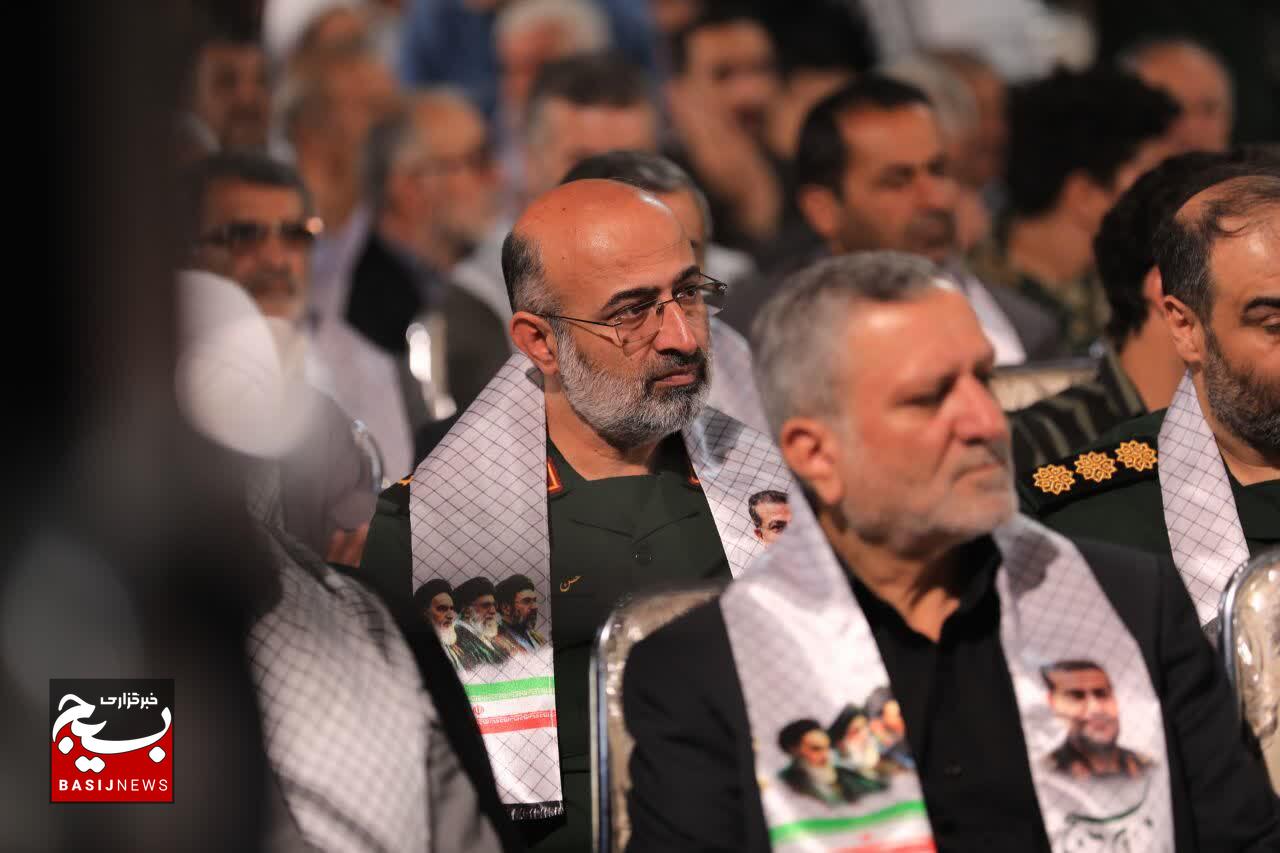 مراسم چهلمین روز شهادت سرلشکر پاسدار غلامرضا سلیمانی در شهرستان فارسان
