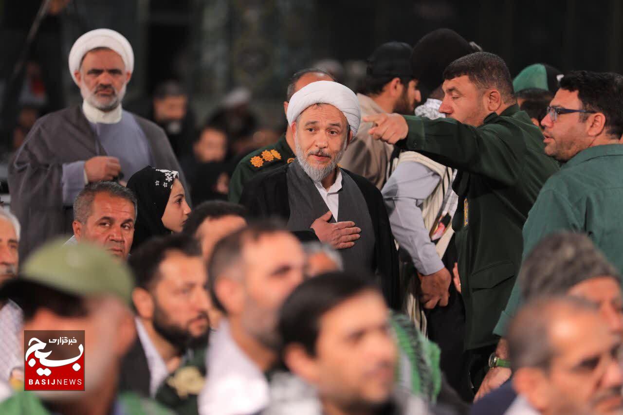 مراسم چهلمین روز شهادت سرلشکر پاسدار غلامرضا سلیمانی در شهرستان فارسان