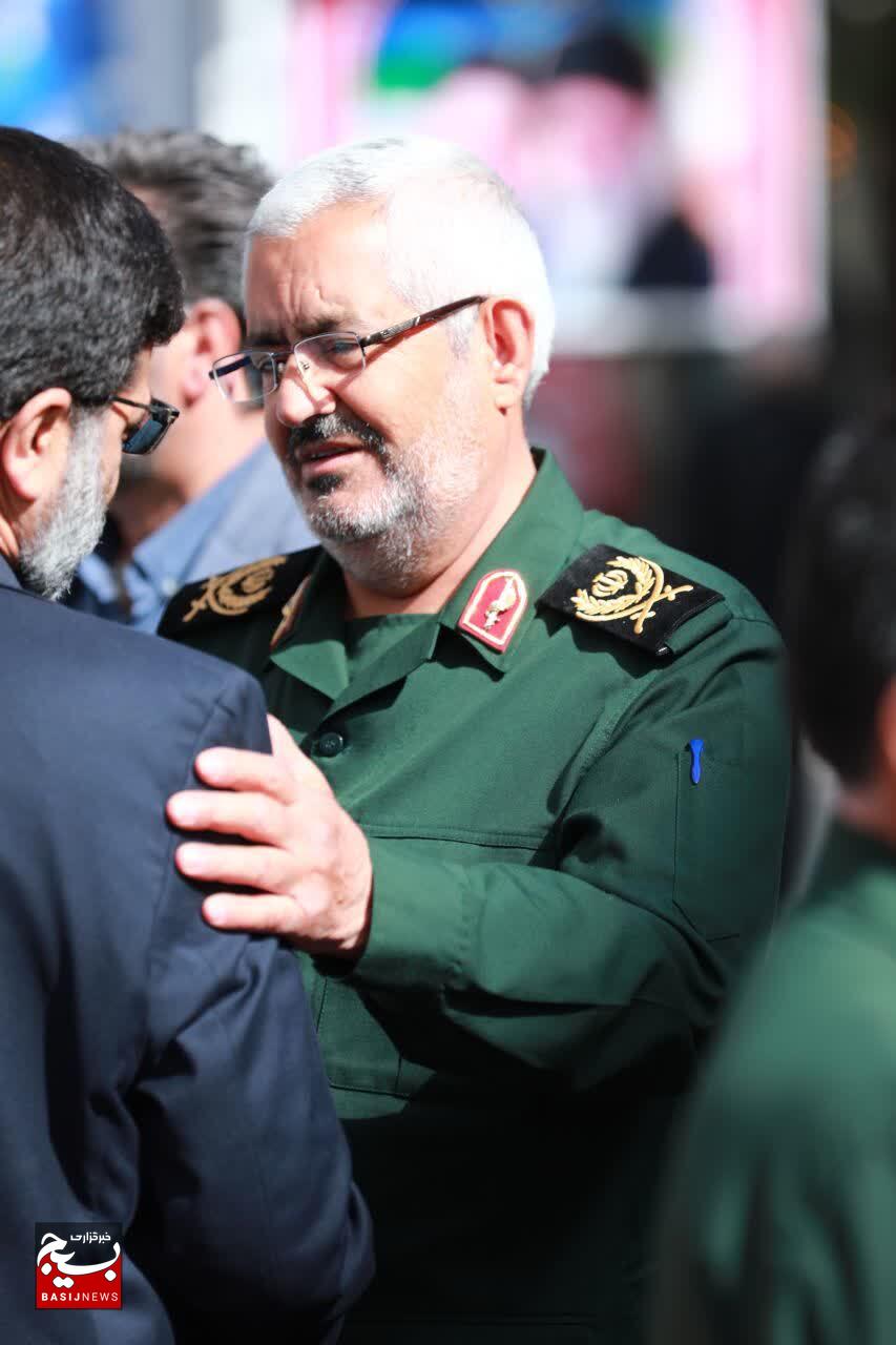مراسم چهلمین روز شهادت سرلشکر پاسدار غلامرضا سلیمانی در شهرستان فارسان