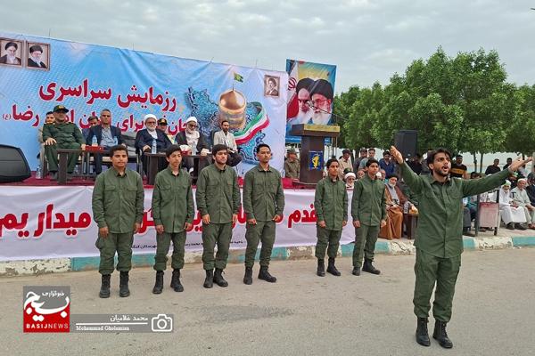 رزمایش جان فدا برای ایران امام رضا در کنگان/ جان فدائیان ایران اسلامی آماده نبرد با دشمنان هستند