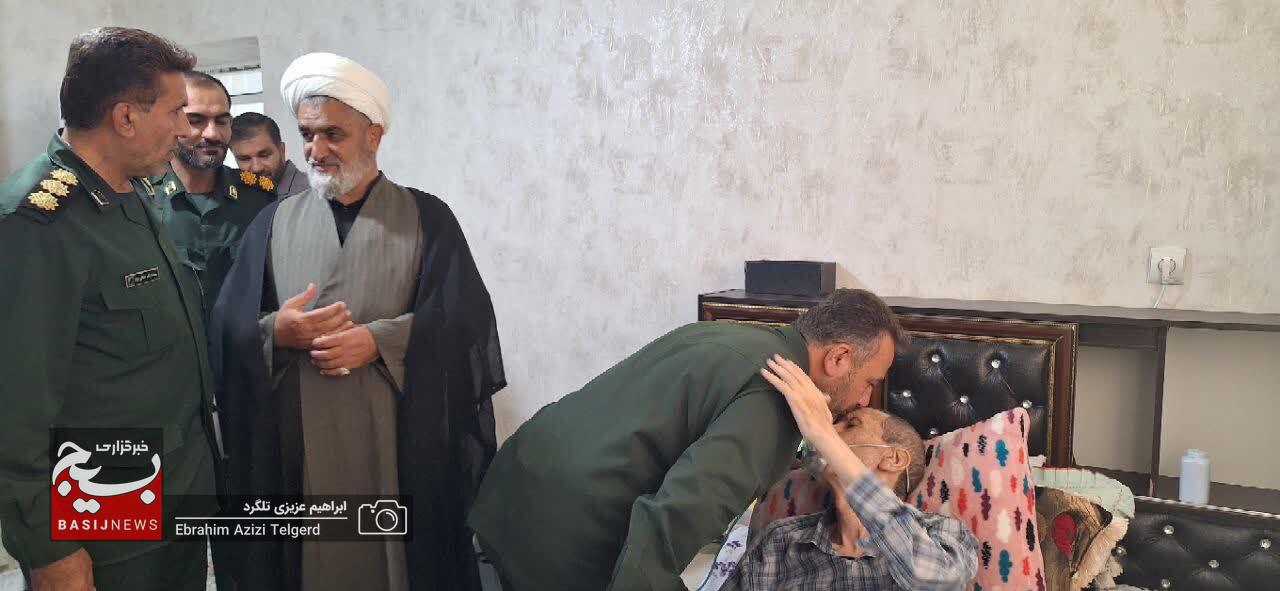 دیدار و تجلیل مسئولان سپاه فتح از جانبازان در یاسوج