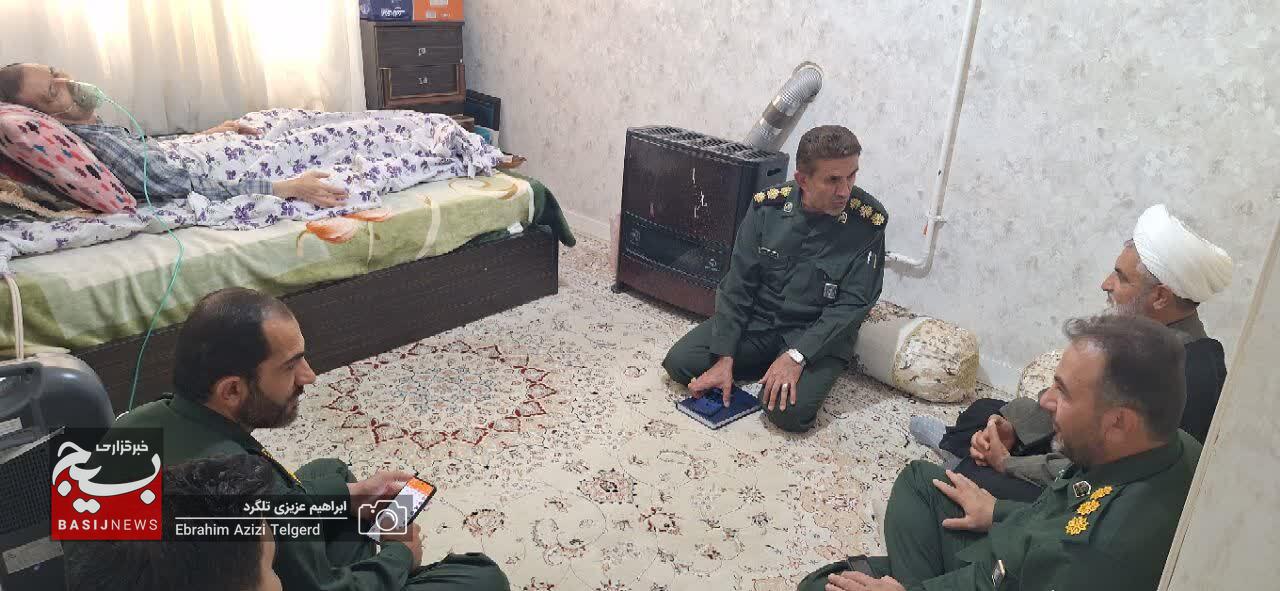 دیدار و تجلیل مسئولان سپاه فتح از جانبازان در یاسوج