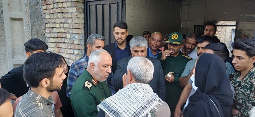 افتتاح طرح های بسیج سازندگی در روستای کلاته شمس شهرستان خوسف