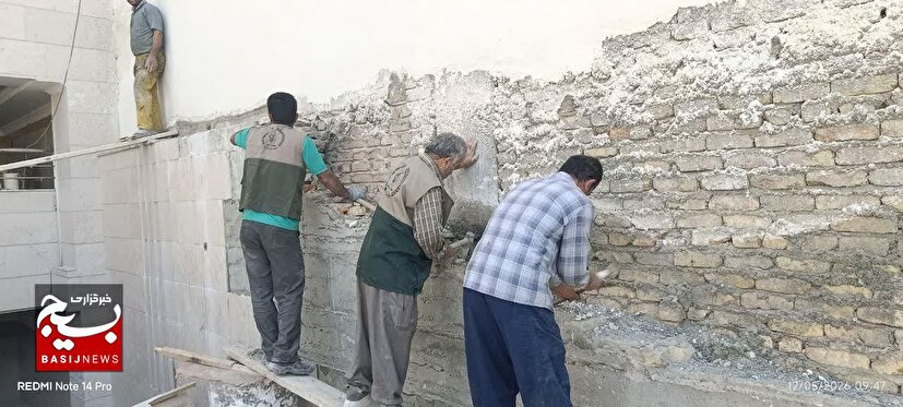 اعزام دومین گروه جهادی بابل به مناطق آسیب‌دیده جنگ تحمیلی سوم در تهران