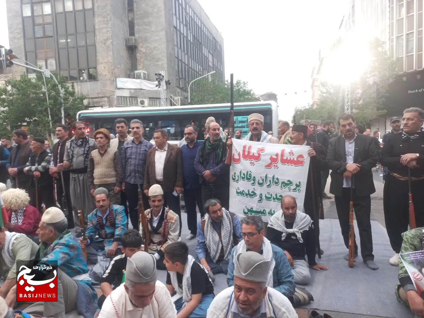 تجدید میثاق عشایر گیلانی کشوردوست با آرمان‌های امامِ شهید امت