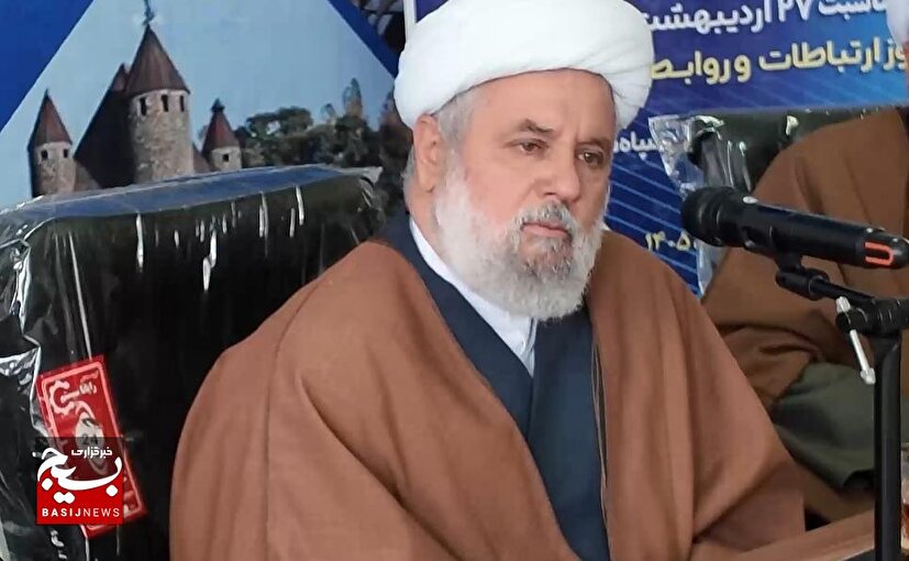 سخنرانی مسئول نمایندگی ولی‌فقیه در سپاه استان البرز، در سومین همایش مدار امید استان