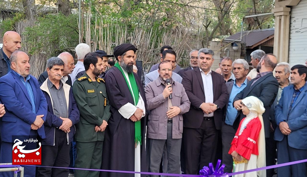 افتتاح سه پروژه عمرانی و فرهنگی در بخش چندار شهرستان ساوجبلاغ+تصاویر