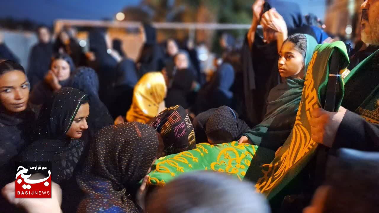 خادمان رضوی میهمان خانواده شهید پاسدار محمد امین شفیعی +تصاویر