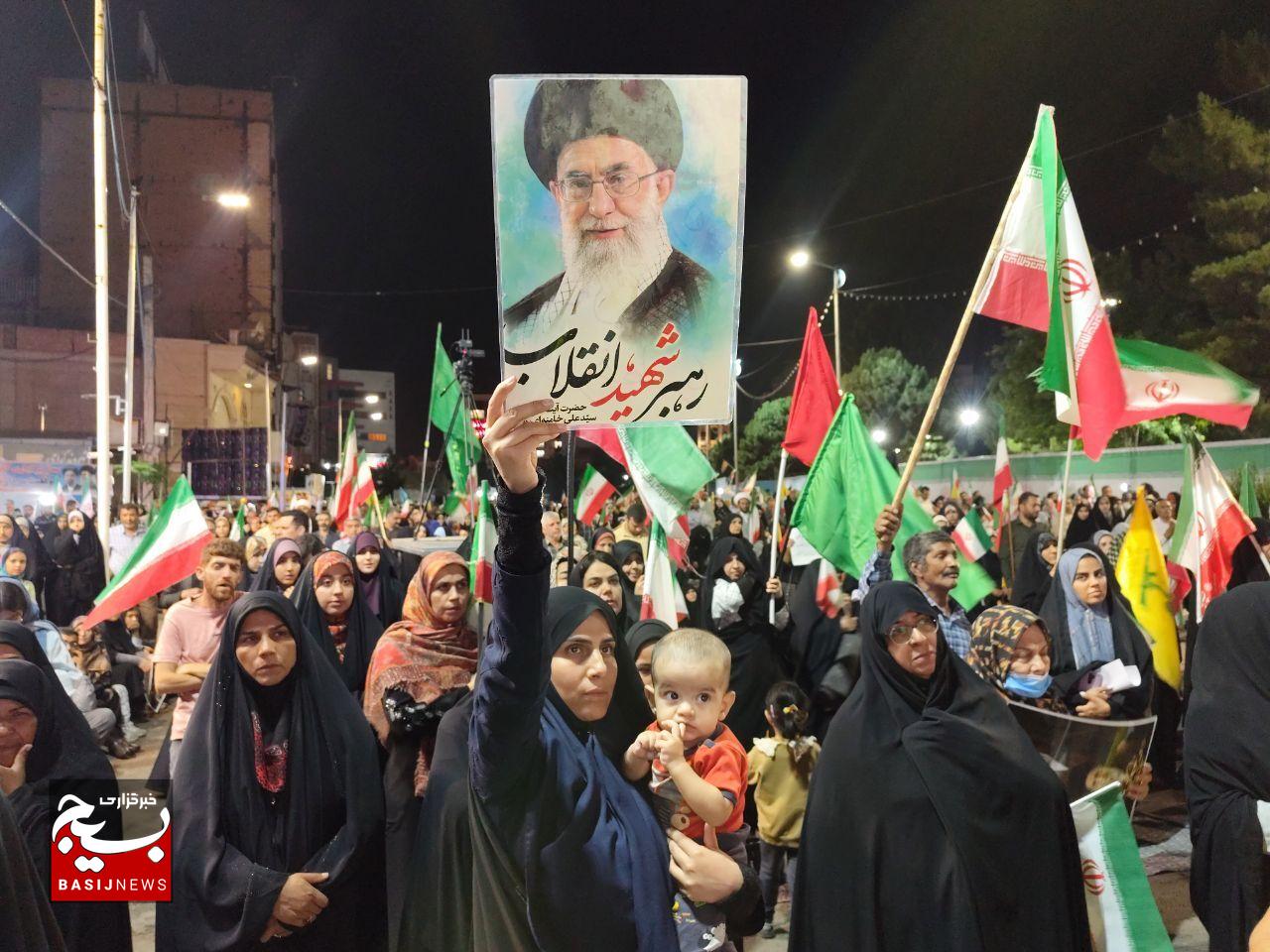 اقتدار غدیریِ کرمان در نود و پنجمین شب از شب‌های اقتدار / میدان کوثر میعادگاه بیعت مردمی با رهبری