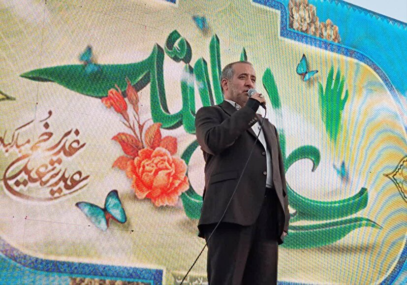 حضور پرشور در مهمانی کیلومتری غدیر، جلوه‌ای از ولایت‌مداری و بصیرت مردم استان است