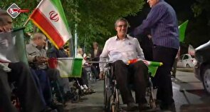 حضور باشکوه جانبازان معظم اصفهانی در تجمعات شبانه اصفهان+فیلم