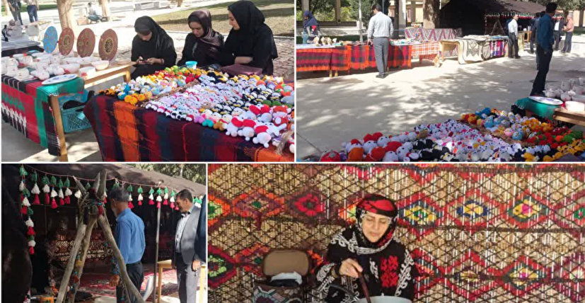 معرفی صنایع خلاق: نمایشگاه صنایع دستی در دانشگاه ایلام برگزار شد